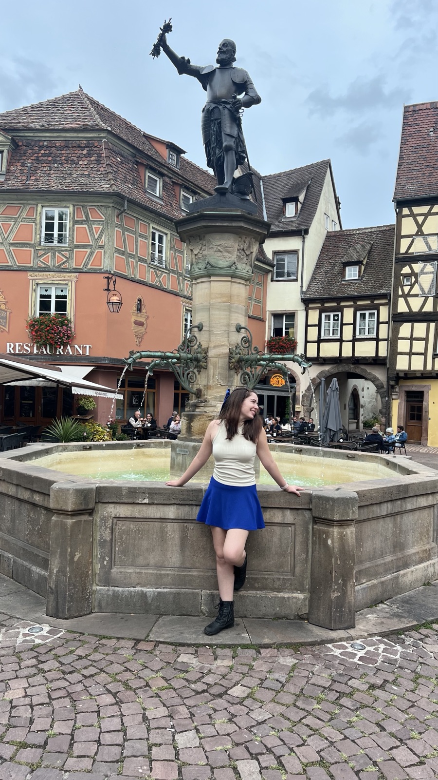Fuente dentro de Colmar
